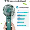Handventilator,Tragbarer USB Handyhalter Lüfter,Mini Hand Produktbild-Vorschau 2