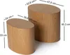 Skye Decor, Hochwertiges Beistelltisch-Set (2 Stück), Eiche Produktbild-Vorschau 6