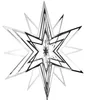 Riffelmacher Christbaumspitze Metall Stern 33cm | 17859 - Produktbild-Vorschau 2