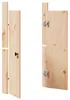 vidaXL Porte de cuisine MEPPEL, lot de 2, couleur crème, 50 Voir les images du produit 2