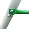 A close-up view of a green bar attached to a light gray pole with bolts. Produktbild-Vorschau