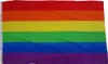 Bandiera Arcobaleno / Pace 90 x 150 cm con 2 occhielli Anteprima dell’immagine prodotto 1