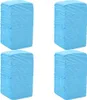 Four stacks of light blue dog toilet mats arranged in a grid. Náhled obrázku produktu