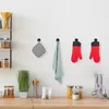 Relaxdays Haken selbstklebend, 4er Set, Edelstahl, Ø 5,5 Produktbild-Vorschau 2