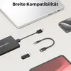 deleyCON USB-C auf USB-A Adapter 2.0 OTG Typ-C Stecker auf Produktbild-Vorschau 5