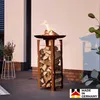 HOME DELUXE - Rost Feuerschale - FRANK, Maße: 34 x 91 x 34 Produktbild-Vorschau 2