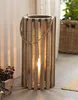 Lanterne "Recyclé" en bois recyclé avec verre photophore, Ø Voir les images du produit 1