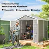 Gerätehaus, 4,1m², Gartenhaus mit Satteldach, 240 x 190 x Produktbild-Vorschau 4
