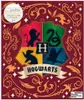 The image shows the front of a Harry Potter themed advent calendar, featuring the Hogwarts crest and house symbols. Anteprima dell’immagine prodotto