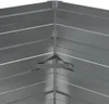 vidaXL Garten-Hochbeet 129x45 cm Verzinkter Stahl Silber Produktbild-Vorschau 4