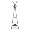 Wieszak na płaszcze Loft 49x49x179 cm czarno-brązowy Podgląd zdjęcia produktu 1