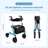 Safe Age Rollator: Leicht und faltbar – mit Sitzfunktion – Produktbild-Vorschau 9