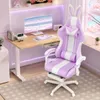 Gaming Chair Stoff mit Katzenohren und Schwanz, Produktbild-Vorschau 1