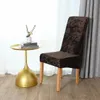 4er Set Stretch Stuhlhusse Universelle Samt Stuhlbezug Produktbild-Vorschau 3