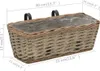 vidaXL Fioriere da balcone 2 pz. Salice con rivestimento in Anteprima dell’immagine prodotto 7