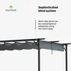 Blumfeldt Pergola 3x4 m - polyesterová strecha odolná voči Náhľad obrázku produktu 4