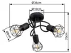 Design plafondlamp Xara I zwart 3-lichts Productafbeelding-voorbeeld 15