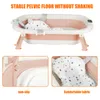 Baby Badewanne Set Faltbar mit Thermometer und Kissen für Produktbild-Vorschau 3