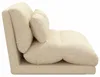vidaXL Poltrona reclinabile in tessuto color crema Anteprima dell’immagine prodotto 5