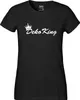 Huuraa Damen T-Shirt Deko King Krone XXL Black Bio Produktbild-Vorschau 2