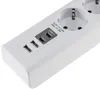 Steckdosenleiste mit Ladebuchsen für USB, 3-fach, weiß, Produktbild-Vorschau 9