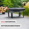 Deckel für Feuerschale Cook King 80,5 cm schwarz Produktbild-Vorschau 7