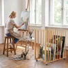 COSTWAY Opbergrek voor canvas, bamboe, droogrek, Productafbeelding-voorbeeld 2