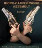 Puzzle 3D, Rewolwer klasyczny czarny, HC, drewno, 176 Podgląd zdjęcia produktu 3