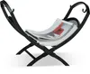 relaxdays Kaminholzkorb 40,0 l schwarz 43,5 x 32,0 x 32,0 Produktbild-Vorschau 3