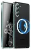 Handyhülle Magsafe für Samsung Galaxy S25 5G Metall Design Produktbild-Vorschau 1