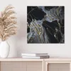 DEQORI Hybrid Leinwand Bild 50x50 cm 'Fließendes Gold' Produktbild-Vorschau 4