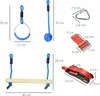 Slackline Set 30-teilig für Kinder 3-6 Jahre mit 10 m Seil Produktbild-Vorschau 3