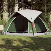 vidaXL Campingzelt 4 Personen Grün Wasserdicht Produktbild-Vorschau 2