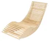 Wellenholzliege WOLGA DELUXE – Natur Lärchenholz (152 x 60 Produktbild-Vorschau 1