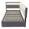 Flieks Hydraulisches Schlafsofa 90x200cm mit Led, Tagesbett Produktbild-Vorschau 7