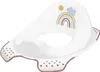 A white child's toilet seat with a rainbow and sun graphic. Anteprima dell’immagine prodotto