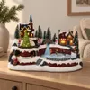 Weihnachtsdorf EISBAHN, beweglich, mit LED-Beleuchtung und Produktbild-Vorschau 3