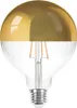 LED Filament Globe G125 8W = 60W E27 miroir de tête or Voir les images du produit 1