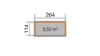 Kaminholzunterstand weka Brennholzlager 663 B Gr.2 274x131 Produktbild-Vorschau 5