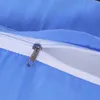 Blaues Keilkissen (50 x 25 x 15 cm) mit dreieckigem Produktbild-Vorschau 3