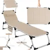 tectake® Aluminium Sonnenliege Lorella gepolstert, klappbar Produktbild-Vorschau 9