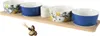 Set Tapasschalen aus Porzellan auf einem Holztablett Produktbild-Vorschau 1