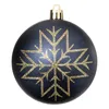 A single blue Christmas ornament with a gold snowflake design is shown against a white background. Náhled obrázku produktu