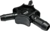 A black plastic pipe connector with three outlets, branded YATO. Náhľad obrázku produktu