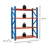 Bauhus Regał Magazynowy Przemysłowy 200x150x60 cm Metalowy Podgląd zdjęcia produktu 2