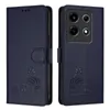 Leder Hülle für Infinix Note 30 VIP Süße Katze Flip Case Produktbild-Vorschau 2