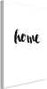 Italienischer Leinwand Leinwandbild - Home and Dot (1 Part) Produktbild-Vorschau 1