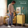 tectake® metall nachttisch tür magnetverschluss Produktbild-Vorschau 7