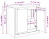 vidaXL, meuble de rangement, 70 x 35,5 x 67,5 cm, imitation Voir les images du produit 8