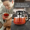 T24 Szklany dzbanek do herbaty 1700 ml z sitkiem ze stali Podgląd zdjęcia produktu 1